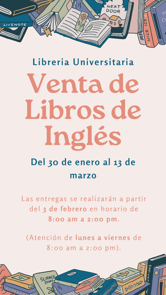 VENTA DE LIBROS DE INGLÉS 2025 FASE I